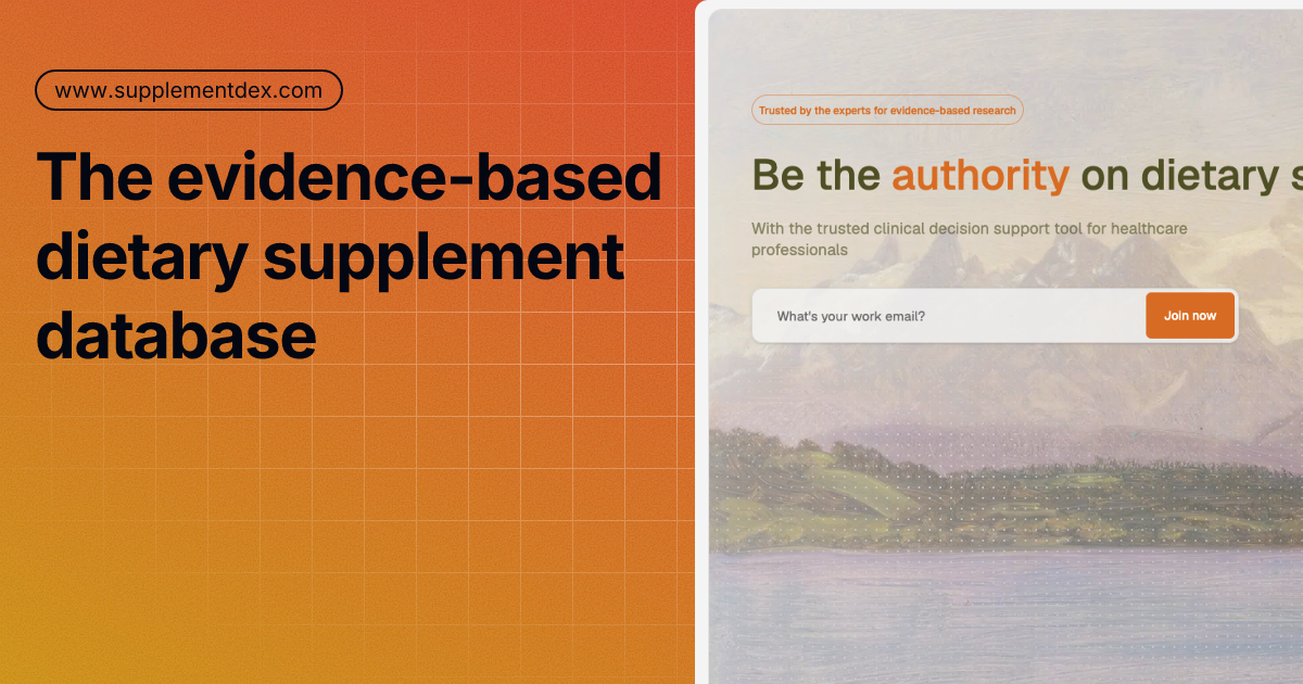 Show HN: Do your vitamins work?